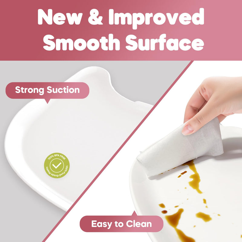 Play Tray Accessory Compatible with Bumbo Floor Seat,Bumbo Activity Tray Attachment, Tray Surface Easily Attaches to The Baby Bumbo Seat for Feeding and Play,Easy to Install and Remove (White) White - BeesActive Australia