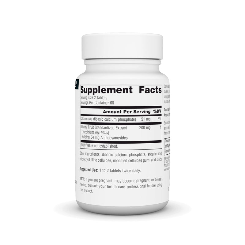 Source Naturals Bilberry Extract, 100 mg - 120 Tablets | Standardized Botanical Antioxidant