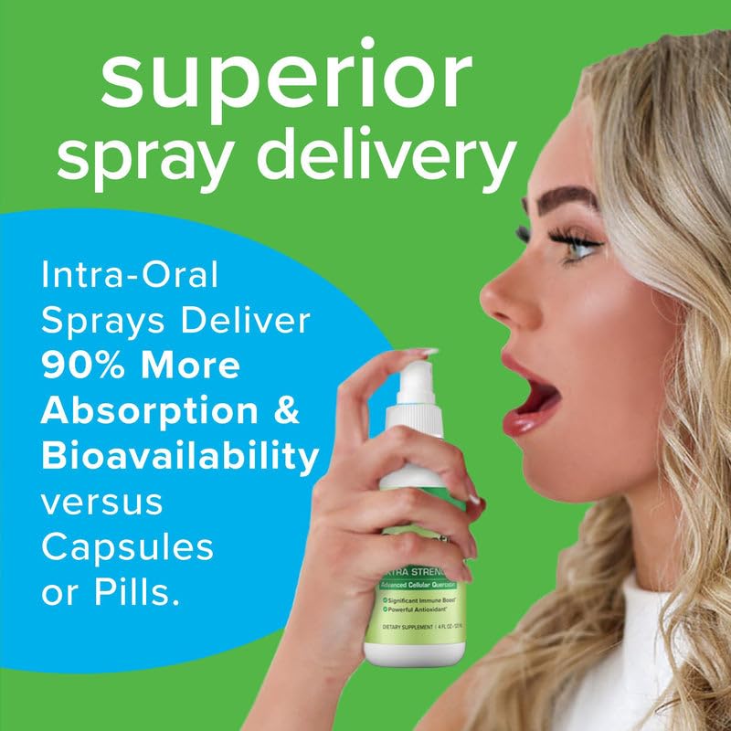 Results RNA – Quercetin Seasonal Provides Exceptional Immune & Respiratory Support in a Delicious Oral Spray – Reduce Oxidative Stress & Enjoy Seasonal Relief. (4 oz - 60 Day) 4 Fl Oz (Pack of 1)