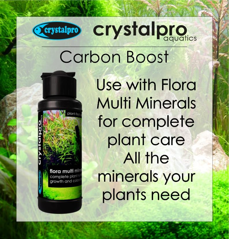 Carbon Boost 4.22 Oz - Very Concentrated Aquarium Plant Growth Accelerator Carbon Source and CO2 Booster - Aquarium Plant Fertilizer - for Lush and Fast Growing Plants - BeesActive Australia
