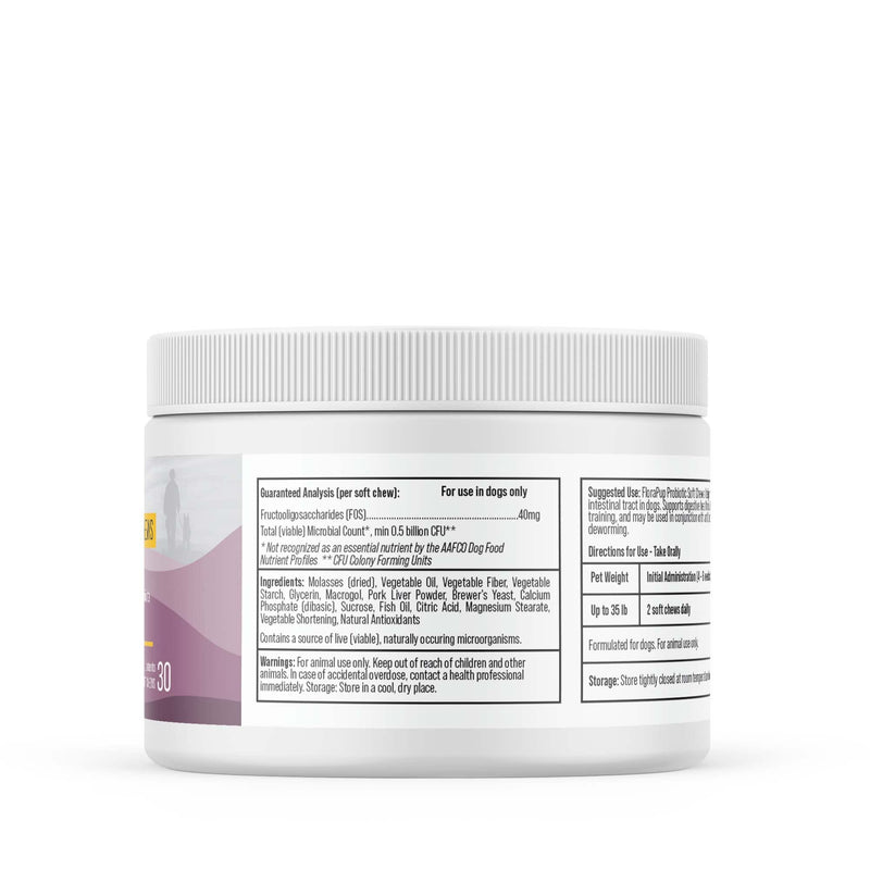 FloraPup Probiotic & Digestive Support for Dogs – Promotes & Maintains Gut Health, Reduces Inflammation, Immune System Support Small & Medium Dogs