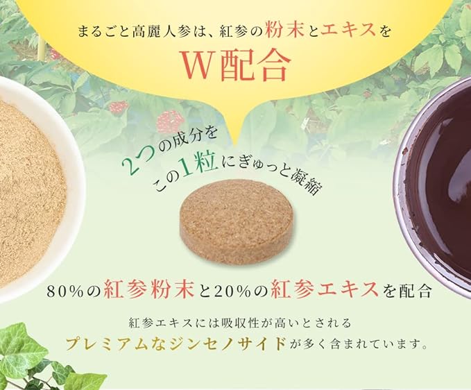 Whole ginseng 90 grains (additive-free supplement) / Korean ginseng Red ginseng Red ginseng Saponin ginseng (1 bag/90 grains) - BeesActive Australia