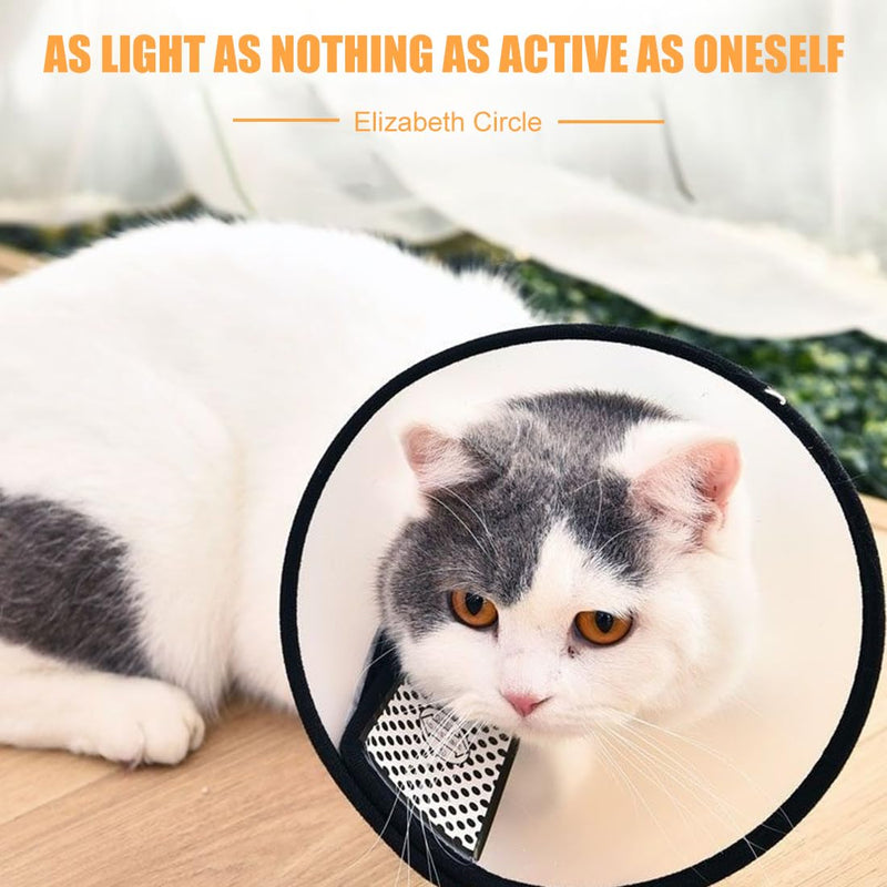 PHCOZY 1 Neck Collar for Pets Plastic Elizabethan Plastic Elizabethan Collar Soft Cat Protective Collar Lightweight Elizabethan Collar for Kittens Puppies XS (18-22 cm) - BeesActive Australia
