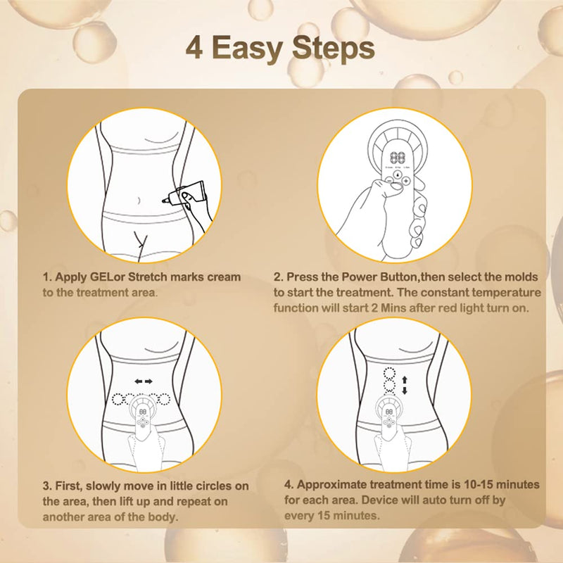 CENXIGO Stretch Marks Removal Cellulite Massager for Belly Arm Waist Leg - BeesActive Australia