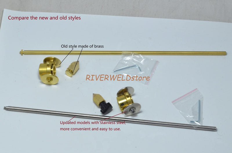 RIVERWELD L-TEC PT-31 JG-40 WSD-LG40 PT-31 Plasma Cutter cutting Torch Attachments Circle Roller Guide Wheel Compass - BeesActive Australia