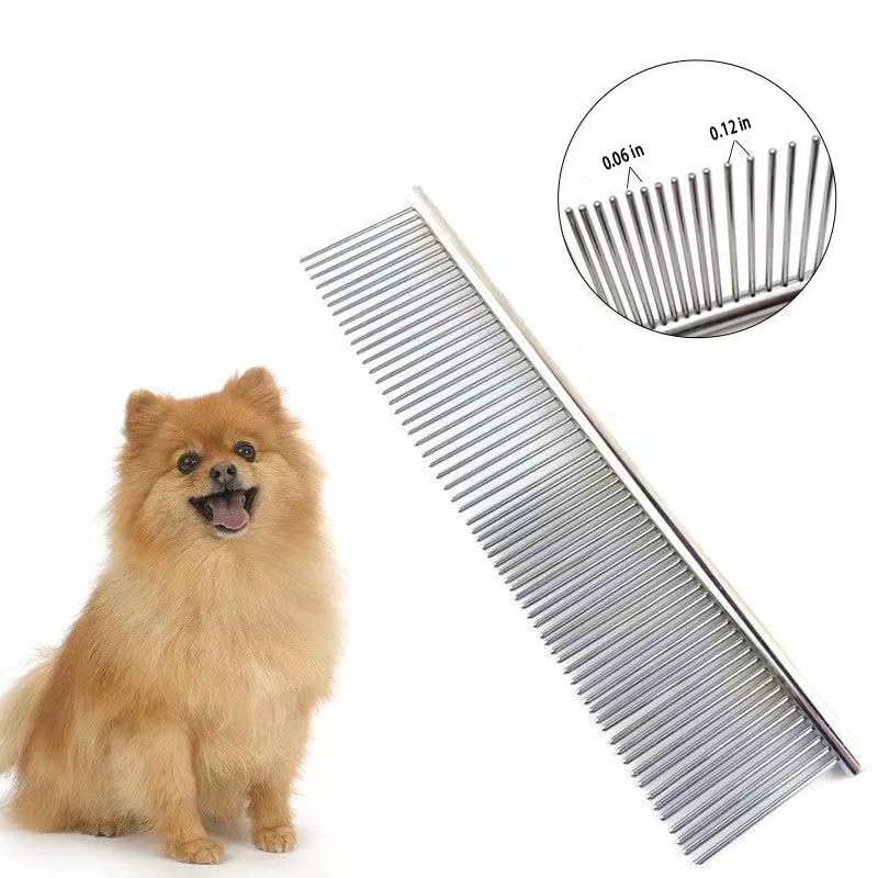 2Pack Flea Comb and Stainless steel comb Use grooming with dog and cat hair For Facial Cleaning and Grooming Flea Lice Comb - BeesActive Australia