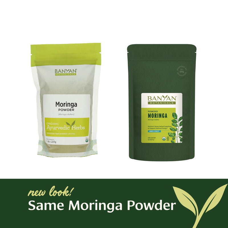 Banyan Botanicals Organic Moringa Powder – Moringa Oleifera – Superfood Powder and Natural Source of Vitamins & Minerals* – 1/2lb – Non-GMO Sustainably Sourced Vegan 1/2 Pound