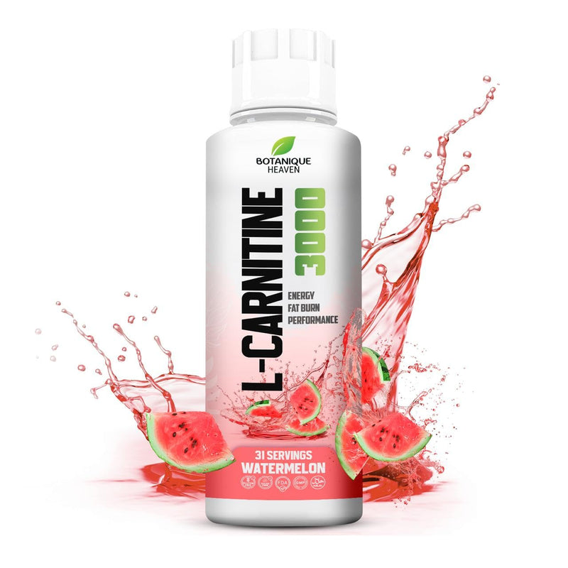 L-Carnitine Liquid 3000mg Per Serving | High Strength Liquid Carnitine | Energy & Metabolism Support | 31 Servings | Sugar Free, Vegan | Watermelon