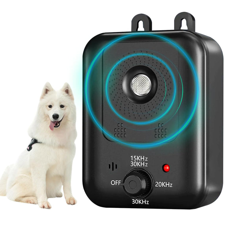Anti Barking Devices, Ultrasonic Dog Bark Deterrent Devices Long Range 33ft, Barking Control Devices for Dogs Training, 3 Modes Ultrasonic Bark Box, Dog Barking Silencer Indoor/Outdoor