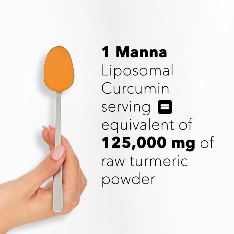 Manna Vitamins Evolved Liposomal Liquid Curcumin for Advanced Absorption Best Turmeric Supplement for Daily Joint & Immune Health Support - Vegan, Non-GMO, 95% Curcuminoids (1 Pack) Tangy Tangerine 7.6 Fl Oz (Pack of 1) - BeesActive Australia