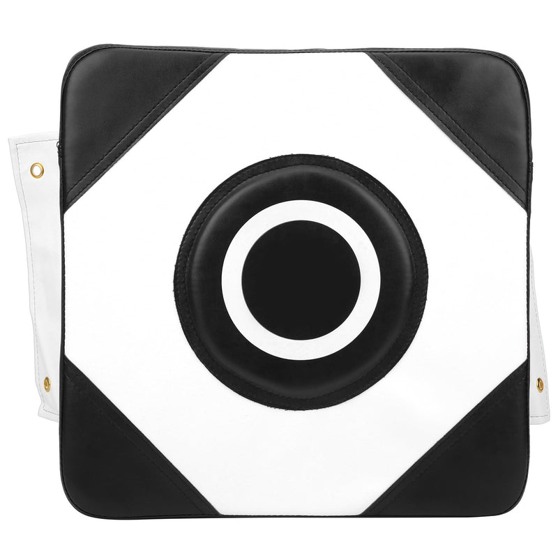 Generic Wall Punching Bag, Wall Boxing Punching Pad with PE Sponge 39x39x10cm PU Leather Target Wall Punch Boxing Bag Boxing Pads for Practicing Taekwondo and Boxing (Black White)