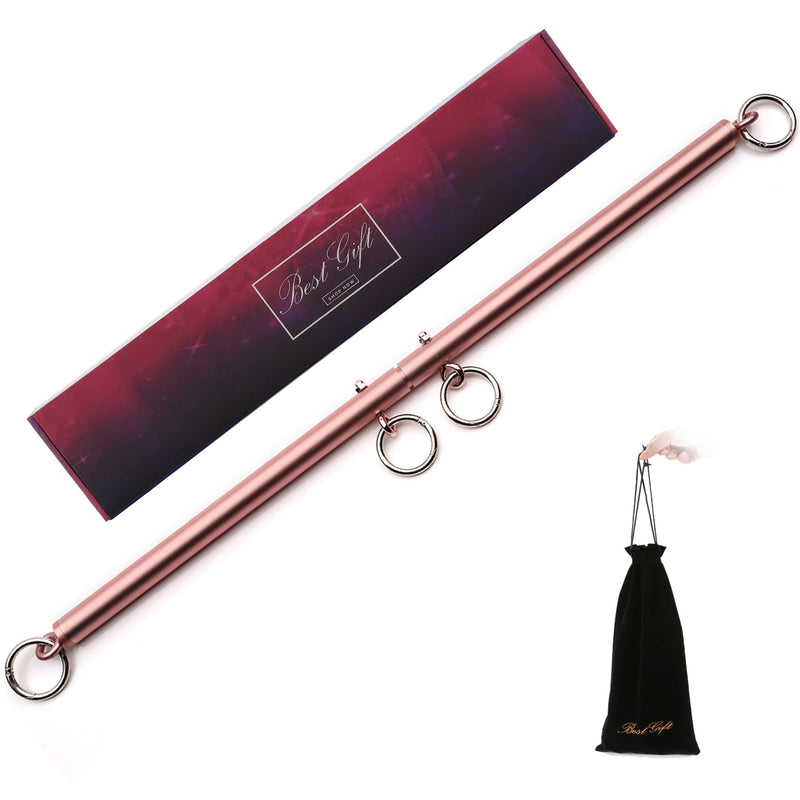 Rose Gold Adjustable Spreader Bar Set, EXREIZST Suitable for Sets Sports Training Fitness Gear Home Gyms