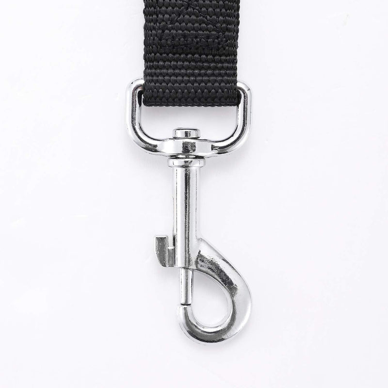 Strong Durable Nylon Dog Training Leash, 1 Inch Wide Traction Rope, 6 ft 10ft 15ft Long, for Small and Medium Dog (Black, 10 Feet) Black - BeesActive Australia