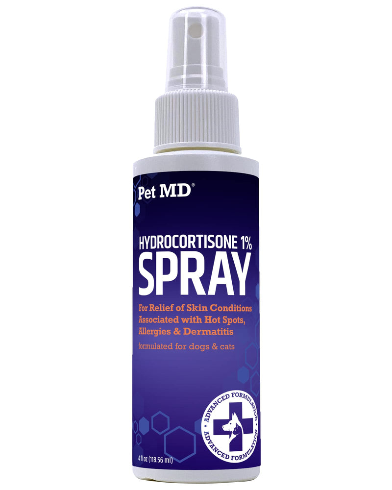 Pet MD Salmon Omega Bites and Hydrocortisone Spray Bundle - Allergy and Itch Relief Bundle for Dogs - BeesActive Australia