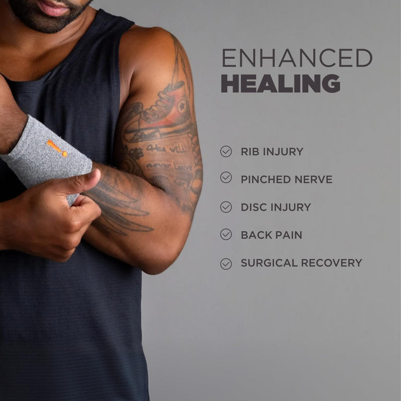 Incrediwear Wrist Sleeve – Wrist Brace for Women and Men, Helps with Inflammation, Swelling & Joint Pain Relief, Wrist Support for Recovering from Injury & Surgery (Grey, S/M) Grey Small/Medium