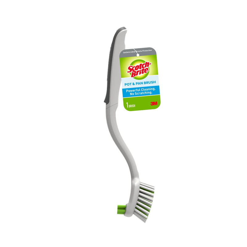 Scotch-Brite Pot and Pan Brush, Dish Brush for Cleaning Kitchen and Household, Dish Brushes Safe for Cookware and More, 4 Dish Brushes Pot, Pan and Dish Brush - BeesActive Australia