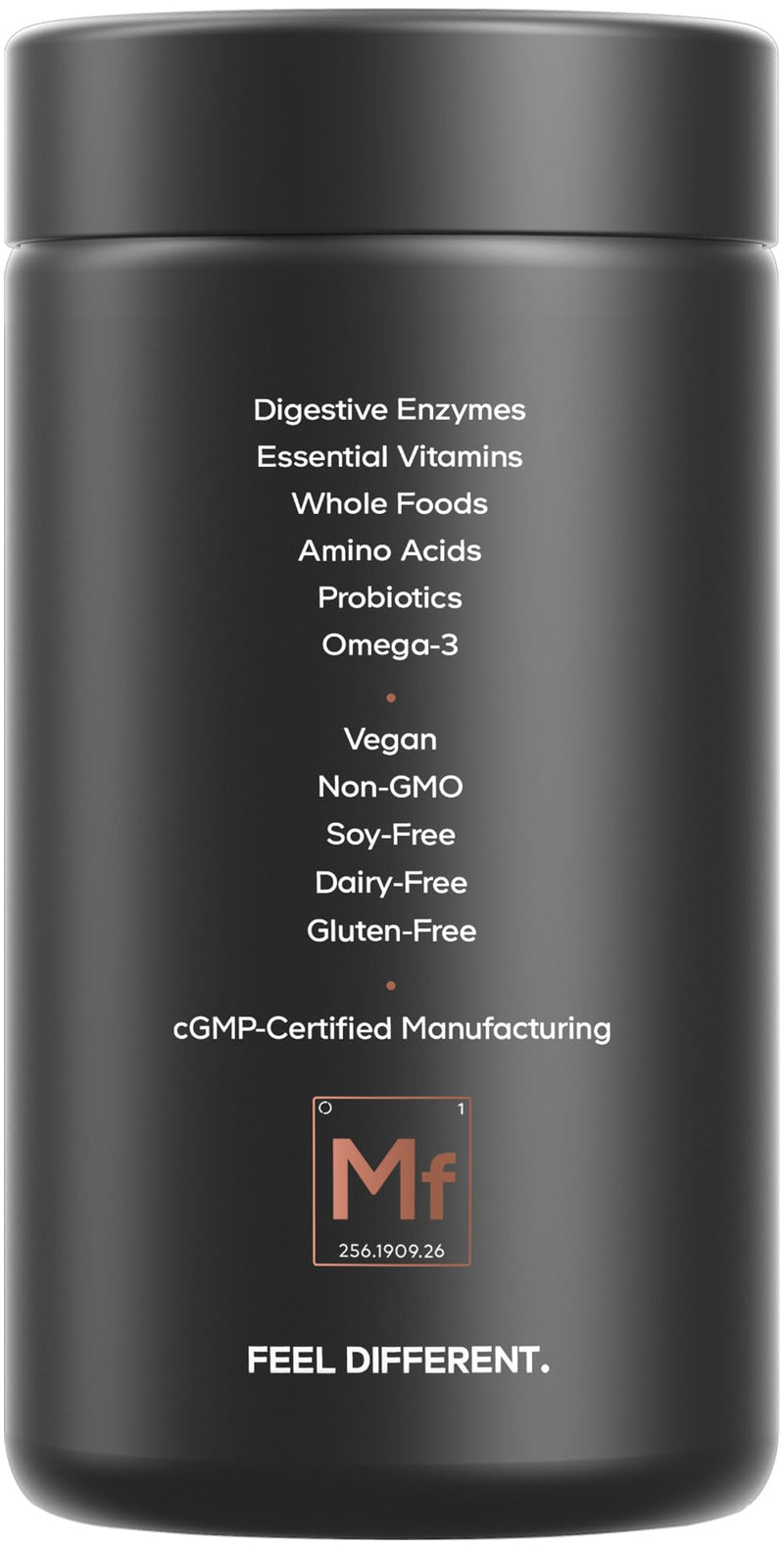 Codeage Men’s Daily Multivitamin – 25+ Essential Vitamins & Minerals, Organic Whole Foods, Probiotics, Omega-3, Zinc, Vitamins A, B, C, D, E & K, 2 Pack