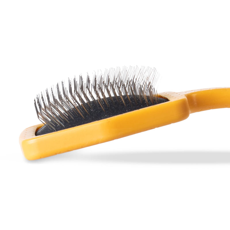 Burt’s Bees for Pets Small Slicker Brush for Dogs with Thick or Curly Hair with Handle Made from Recycled Plastics Collected from Coastal Communities | De-Shedding Dog Brush Removes Knots and Matting Plastic Slicker Brush 7 Inch - BeesActive Australia