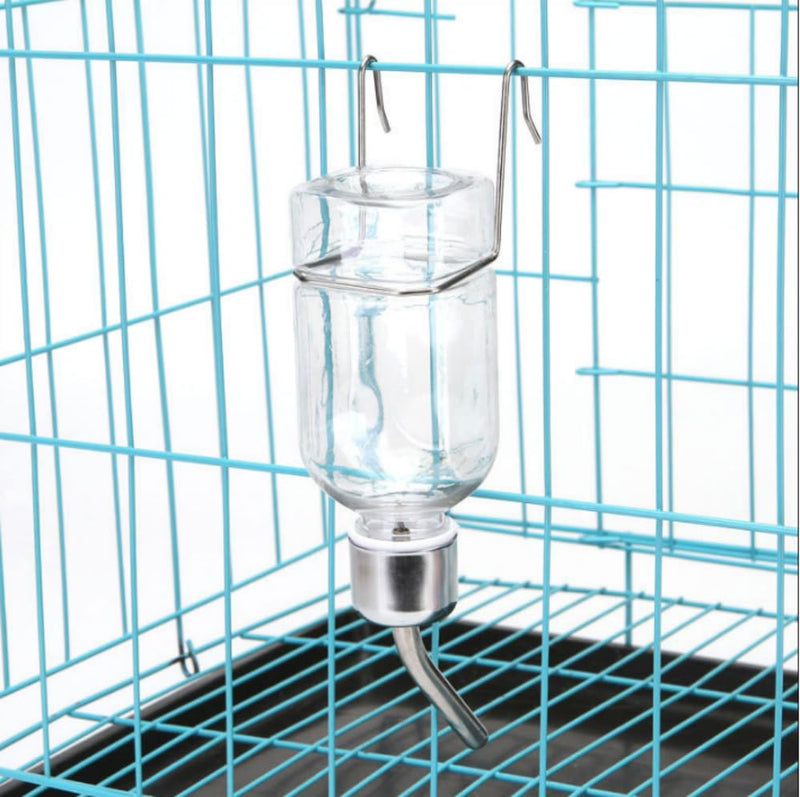 2 Pcs Pet Cage Water Bottle No Drip Small Animal Water Bottle, Hanging Waterer for Rabbit, Guinea Pig, Hedgehog, Squirrel, Rat, Chinchilla, Hamster Dispenser Bottle - BeesActive Australia