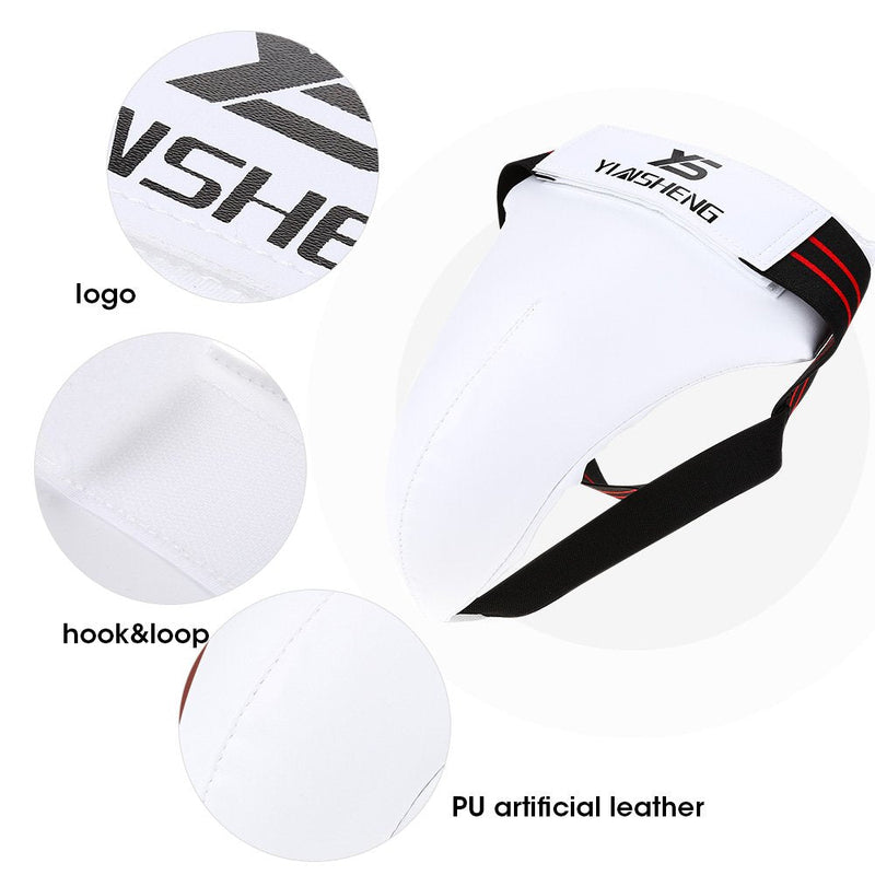 Vbest life Men Groin Guard, Men Taekwondo Groin Guard Men Jockstrap Boxing Karate Jockstrap Crotch Protector(L) for Martial Arts Groin Protectors