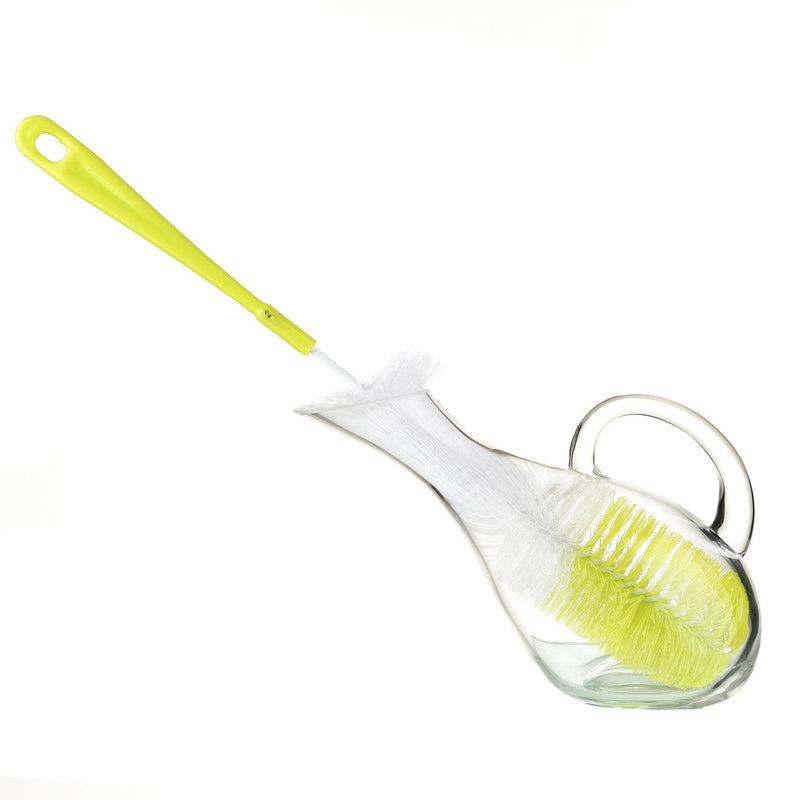 ALINK 16” Long Bottle Brush Cleaner for Washing Wine/Beer/Sport well/Thermos/Glass and Long Narrow Neck Sport Bottles Light Green - BeesActive Australia
