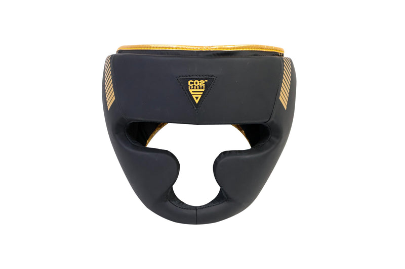 Titan Boxing Headgear, Training Head Guard, Protective Gear for MMA, Kickboxing, Muay Thai GOLD Large-X-Large