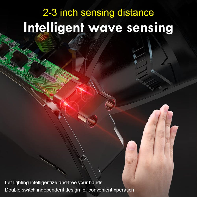 High Power LED Headlamp Super Bright Adult Motion Sensor Headlight Spotlight Waterproof Rechargeable Outdoor Hunting Light Flashlight Portable Head lamp for Fishing Camping Hiking G300 10W 0NE PACK