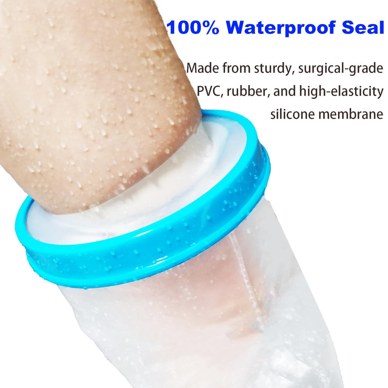 100% Waterproof Leg Cast Cover for Showering, Reusable Adult Short Leg Cast Protector, Cast Covers for Shower Leg, Cast Bag for Shower, Cast Cover for Showering Foot - BeesActive Australia