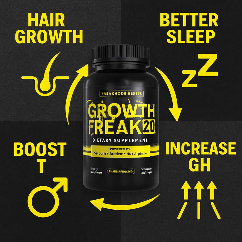 Pharmafreak Growth Freak 2.0 - Men's Ashwagandha Recovery Complex