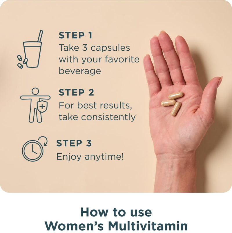 Ancient Nutrition Methylated Multivitamin for Women | Vitamin D, C, Methylated B12, Zinc, Magnesium, Supports Healthy Immune System and Bone Health, 90 Count Women's Multivitamin (90 count)