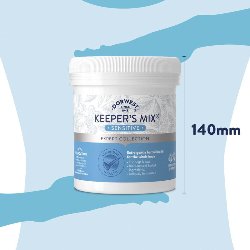 DORWEST Keeper’s Mix Sensitive 500g, 100% natural Herbal Health Supplement for Dogs and Cats, All-Natural, Vitamins and Minerals – for All-Round Health