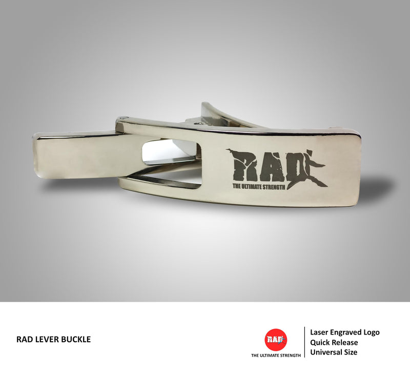 RAD Replacement Lever Buckle for Powerlifting Lever Belts and Weight Lifting Lever Belt Chrome