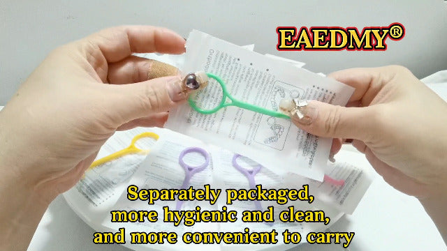 EAEDMY 48PCS Individually Packaged Aligner Removal Tool for Invisible Removable Braces Retainers and Dentures, Personal Orthodontic Solution Accessories (48pcs)