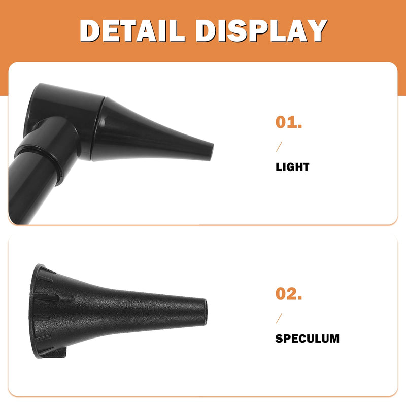 Healifty Medical Diagnostic Otoscope, Ear Care Ear Scope Magnifying Lens Clinical Penlight Flashlight Ear Care Set 2pcs - BeesActive Australia