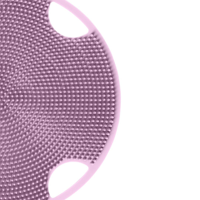 Boie USA Flat Body Scrubber - Hygienic, Exfoliating Loofah Alternative - Feels Like Silicone Scrubber Gentle on Sensitive Skin, Hypoallergenic, BPA- & Latex-Free, Made in The USA (Thistle) Thistle - BeesActive Australia