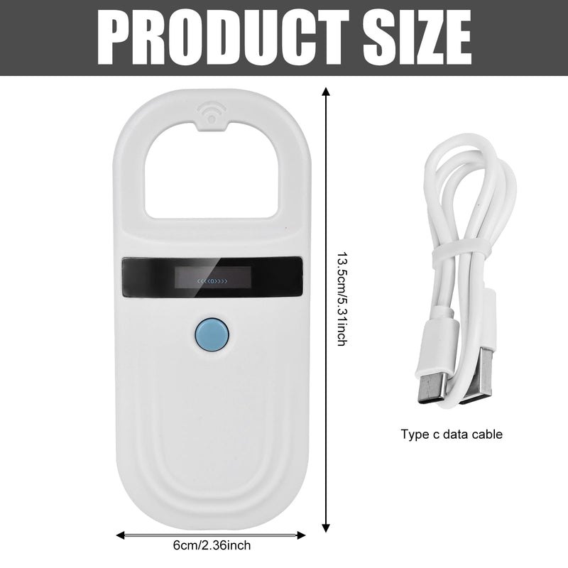 Pet ID reader, white animal chip reader, microchip reader for dogs/cats, pet microchip scanning dog microchip scanner, pet ID pet scanner pet chip reader for animal tracking - BeesActive Australia