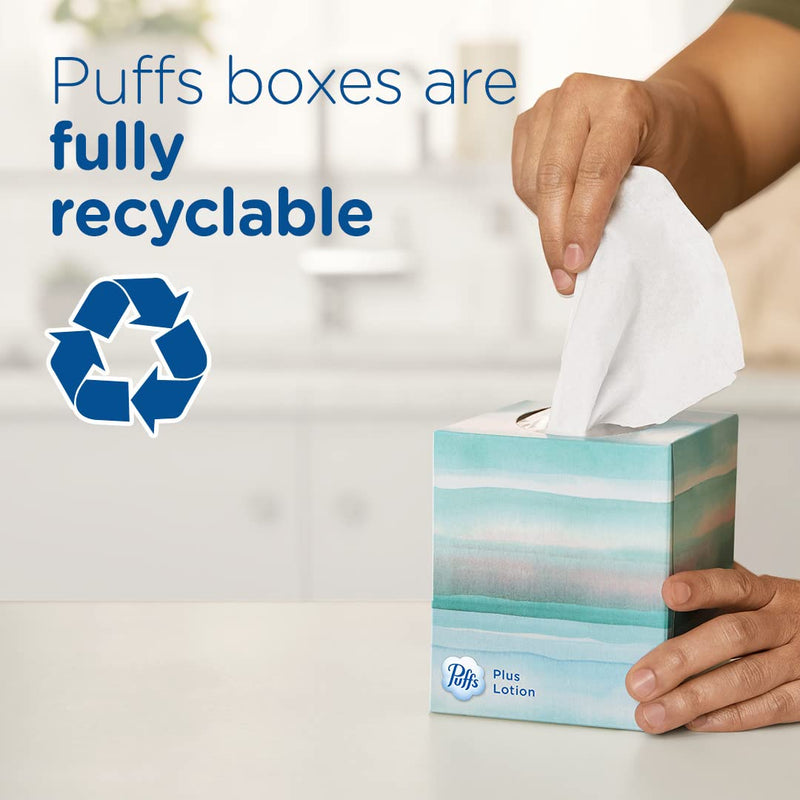 Puffs Ultra Soft Facial Tissues, 1 Family Size Box, 124 Facial Tissues Per Box 124 Count (Pack of 1) - BeesActive Australia