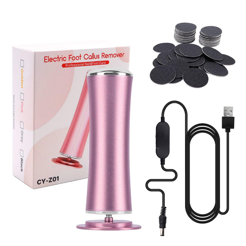Electric Foot Callus Remover with 60pcs Sandpaper Discs, 500RPM Aluminum 4.45 Inches Callus Remover for Feet, Feet File Grinder for Dead Skin and Calluses - BeesActive Australia