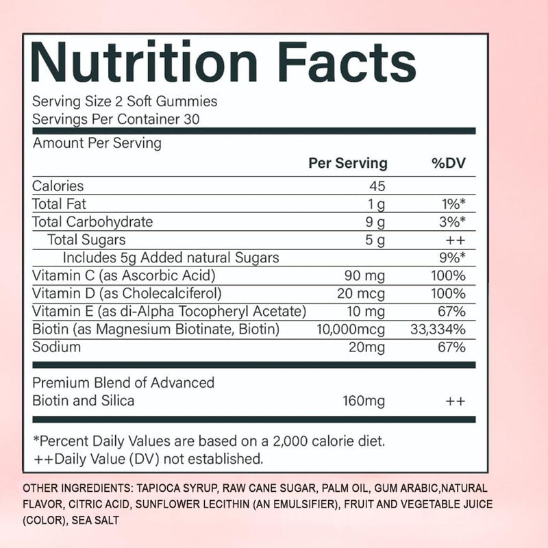 Hair Growth Vitamins Gummies for Black Women, Hair Growth & Strength, Promote Hair Strength & Growth with Biotin Collagen & Botanical Extracts, Delicious Berry Flavor, 60 Count