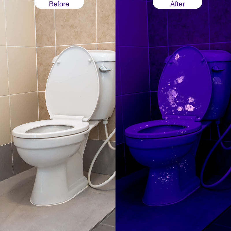 COSOOS 2 Pack UV Black light Flashlight, 51 LED 395nm Handheld Blacklight Flashlights, Pet Urine Detector for Dog and Cat Urine, Dry Pet Stains, Bed Bug(Batteries not Included) - BeesActive Australia
