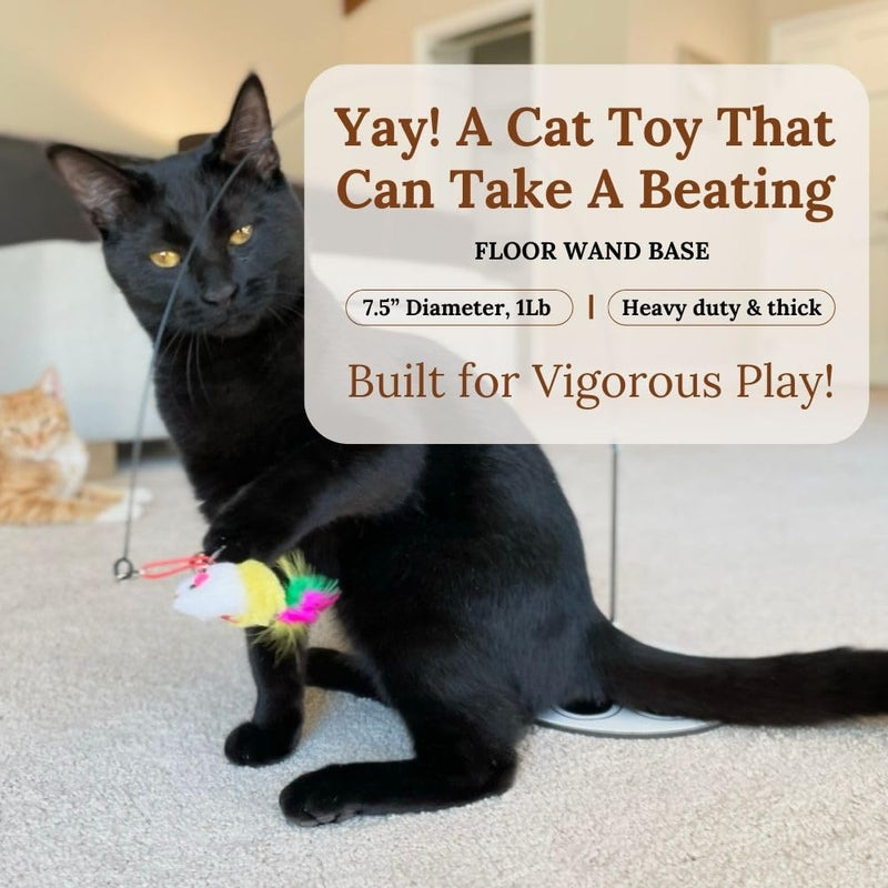Cat Wand Toy Cat Fishing Pole Toy Cat Feather Toy Suction Cup Cat Toys for Indoor Cats Cat Toys Wand Feather Wand Cat Toy Feather Cat Toy Multisurface Cat Feather Wand Toy Cat Teaser Bundle 2 - BeesActive Australia