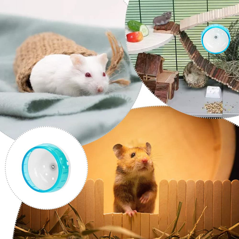 Silent Hamster Wheel Small Silent Hamster Wheel Non-Slip Pets Running Sports Exercise Wheel for Small Animal Hamster 4.7In in Diameter - BeesActive Australia