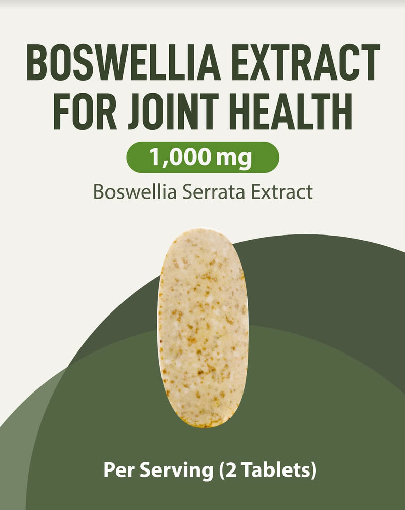 for Joints Health and Cartilage, Boswellia, 1,000mg of Boswellia and 71mg of AKBA & KBA per Serving (60 Tablets) Christmas Gifts - BeesActive Australia