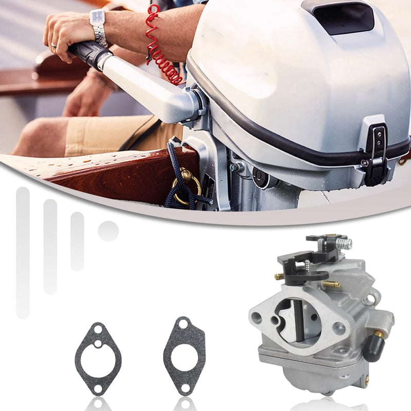 3R1032001 Boat Motor Carburetor Compatible with Mercury Mariner 3.5HP 4HP 5HP 6HP Outboard Nissan Tohatsu MF3.5 MFS4 MFS5 NFS4 4 Stroke Replace 3R1-03200-1 803522T1