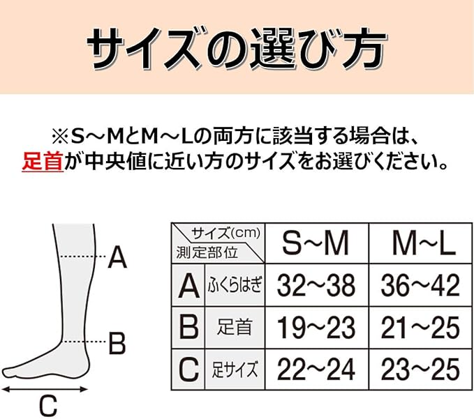 Compression Stockings Slim Walk Beautiful Legs Short Stockings M-L Pure Beige Compression Stockings AskDoctors Below Knee Pants Style - BeesActive Australia