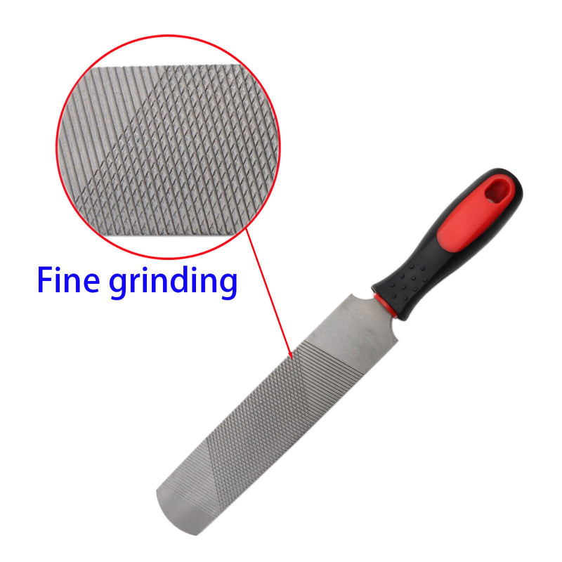 12 Inch Hoof Rasp, Horseshoe File with Rubber Handle, Carbon Steel Farrier File Tool, Suitable for Horse/Goat/Cow/Donkey/Animal Hooves, Strong - BeesActive Australia