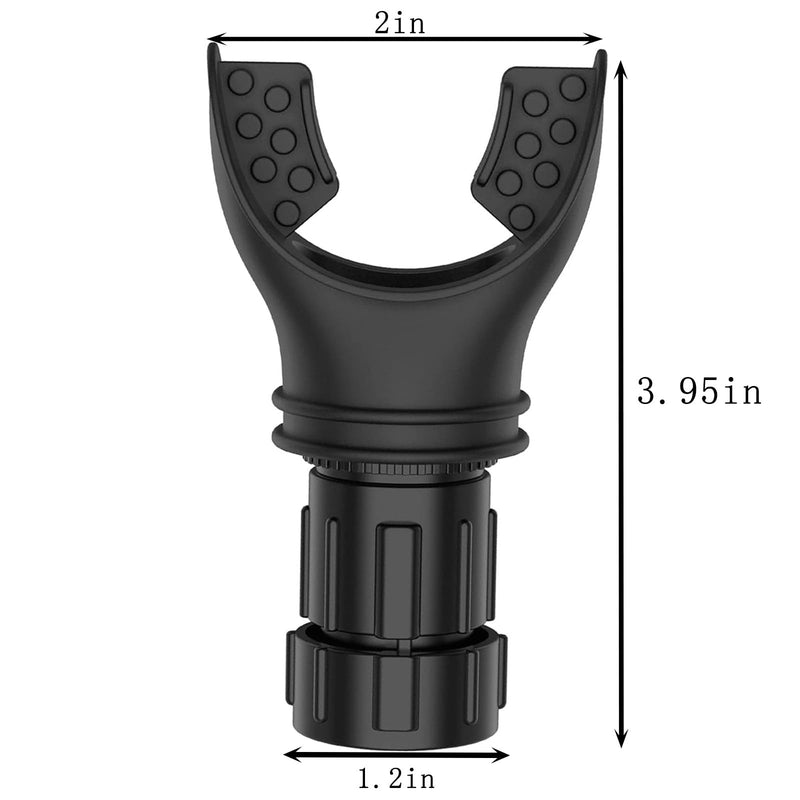 Breathing Trainer, Adjustable Exercise Device, Variable Settings - Adjustable to Different Fitness Needs, for Oral and Muscular Exercise(Black) Black - BeesActive Australia