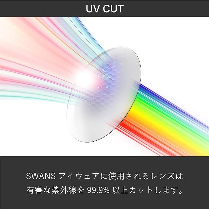 SWANS Made in Japan Assist Glass YK-9N BLU/CLA Blue Clear Anti-fog Pollen PM2.5 Dust Splash Prevention - BeesActive Australia