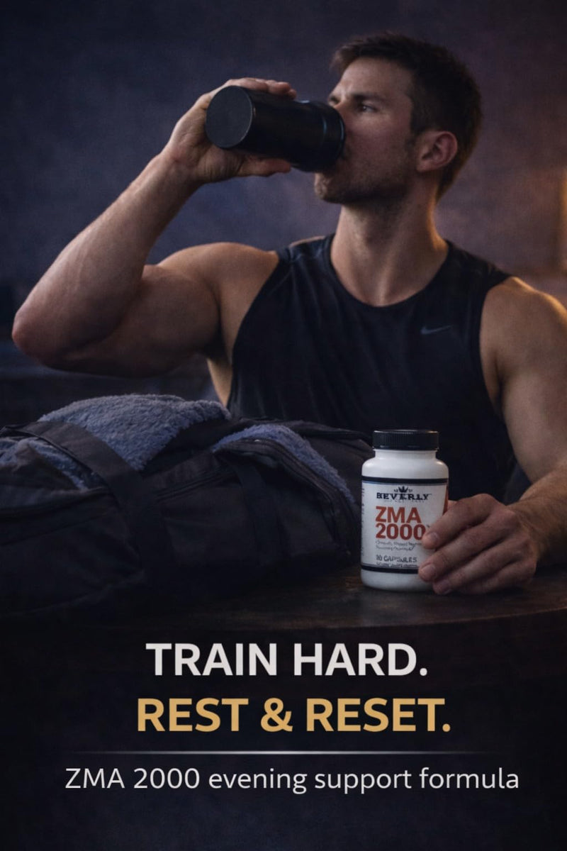 Beverly International ZMA 2000, Zinc Magnesium Aspartate, 90 Capsules | Improves Muscle Strength, Endurance, Immune Support & Recovery Post Training, Zinc Magnesium Aspartate & Vitamin B6