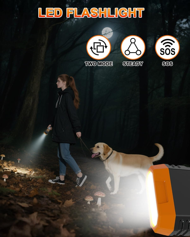 2026 Upgraded Anti Barking Device for Dogs, Ultrasonic Dog Bark Deterrent, Dog Bark Deterrent Devices, Best Anti-Barking Device, 4 Modes & LED Light & LCD Screen Portable Indoor & Outdoor Black